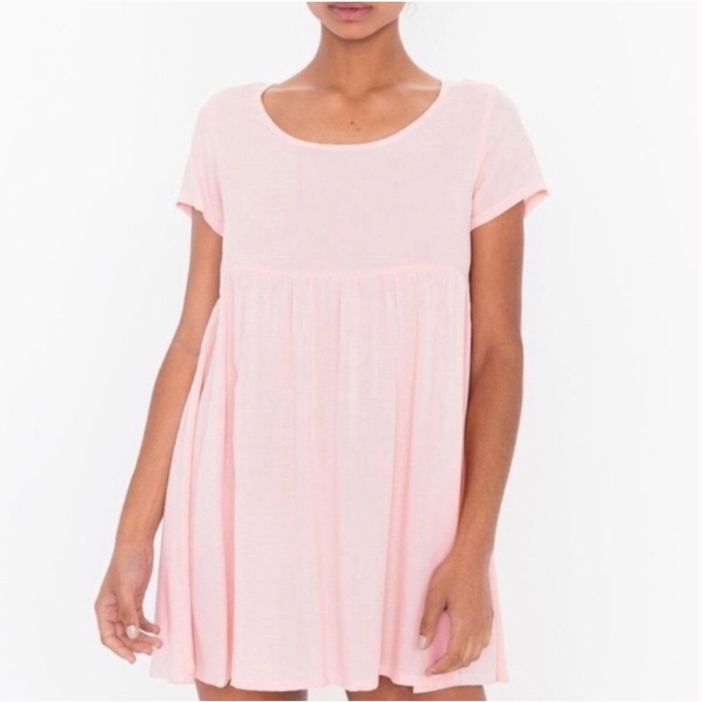 Pink Babydoll Dress XS/S by American Apparel